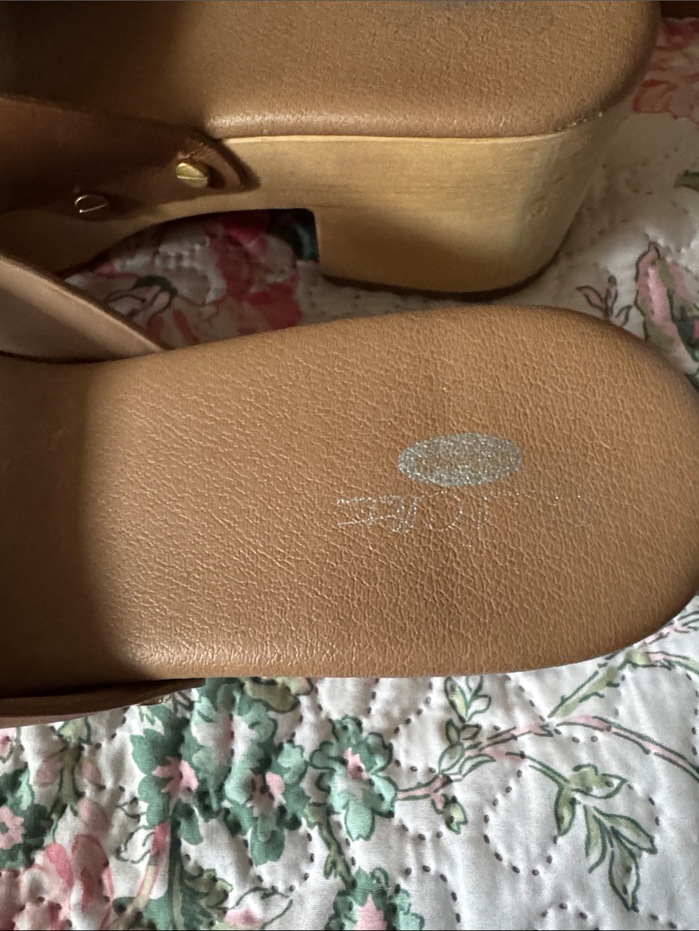 Dr Schols Platform Slide Sandals in Tan - Women 7 - Picture 3 of 8